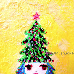 &lt;我是一棵樅樹&gt;＃original picture＃art #happy＃Christmas tree＃girl＃t 第4張的照片