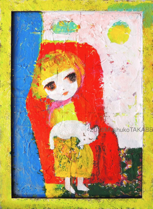 &lt;膝蓋溫暖&gt;＃original picture＃1 point object＃cat＃girl＃frame＃Furn 第1張的照片