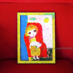 &lt;膝蓋溫暖&gt;＃original picture＃1 point object＃cat＃girl＃frame＃Furn 第5張的照片