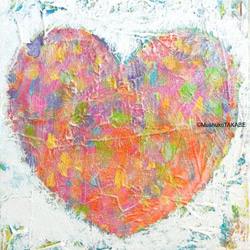 [heart for you] #原画 #幸せ #抽象 #アート #希望 #元気 #愛 #キラキラ #エネルギー 1枚目の画像