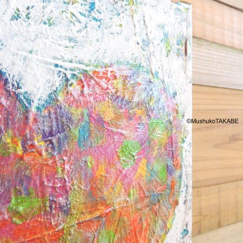 ハートの絵、絵画、原画、インテリア、現代アート、LOVE、幸せを呼ぶアート heart for you] #原画 #幸せ #抽象 #アート #希望 #元気 #愛