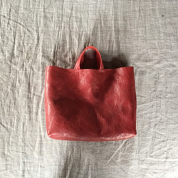 【S.Y様ご予約品です】 『環桜』 革袋 枯赤 S3サイズ 1枚目の画像