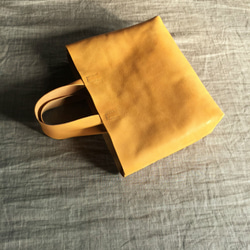 『 霞 - kasumi - 』 革袋 orange brown S3 肘掛け 5枚目の画像