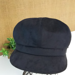 エクセーヌ素材✨ キャスケット型 レディース 婦人帽子  M 4枚目の画像