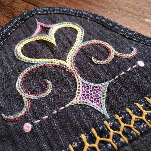アイヌ羽織、チカルカルペ、アイヌ衣装、テクンペ、ホシ、マタンプシン アイヌ刺繍 アイヌ羽織、チカルカルペ、アイヌ衣装、テクンペ、ホシ