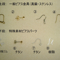 【受注製作】K14GFブルー系カルセドニーとパールのイヤリング 5枚目の画像