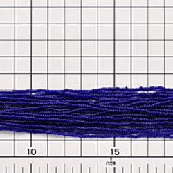 ディープコバルト　　6本セット・*13/0（11/0より小さい）・糸通し・チェコ製 4枚目の画像