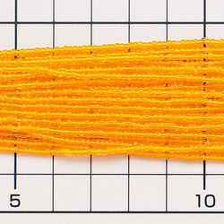 ライトオレンジ　　6本セット・*13/0（11/0より小さい）・糸通し・チェコ製 3枚目の画像
