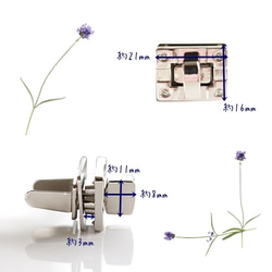 角型miniひねり金具 3枚目の画像