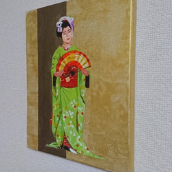 萌葱（舞子）　アクリル画 4枚目の画像