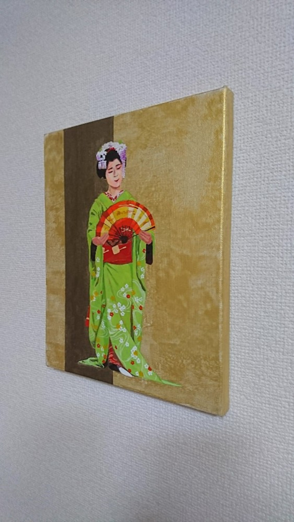 萌葱（舞子）　アクリル画 4枚目の画像