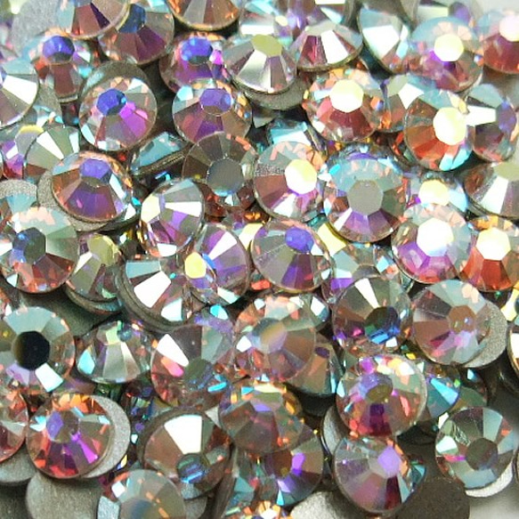 スワロフスキー】ラインストーン・フラットバック クリスタルAB