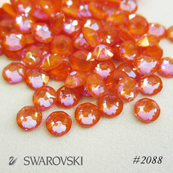 【スワロフスキー】ラインストーン　クリスタルオレンジグロウディライト　SS12(約3mm)　50粒 1枚目の画像