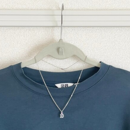 ナンバーネックレス 数字「17」 (石→誕生月)(数字→誕生日 