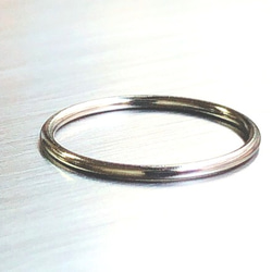 [線径1.2mm] シンプル/ストレートリング (指輪) ナロー 2枚目の画像