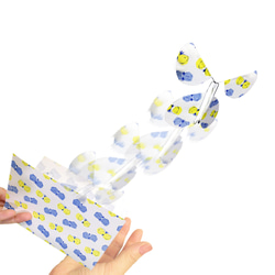 Pata-Pata蝶々 レターセット（黄色×青） 3枚目の画像
