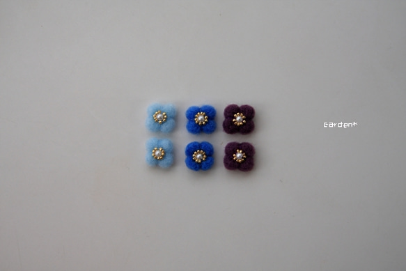 【再販】北欧の青い花【着画追加】 1枚目の画像