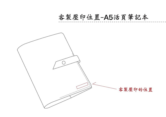 Be Two ︱牛皮筆記本 真皮記事本 A5 活頁 真皮手札 萬用手冊 活頁紙 免費 客製壓字 第8張的照片