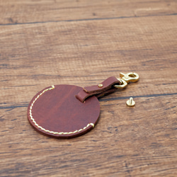 Be Two 手工皮件︱Gogoro 鑰匙皮套 觸控式啟動鍵皮套 鑰匙圈 鑰匙包 客製壓印 真皮 第2張的照片