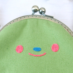 ☽↟月と半々↟☾刺繍顔、顔、口の金のパッケージ/脂肪森援助 2枚目の画像