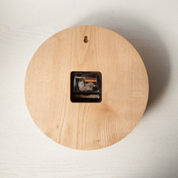 木の時計01(Φ240) No11 | クリ 3枚目の画像