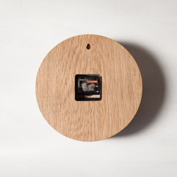 木の時計01(Φ240) No7 | ナラ【針、選択可】 4枚目の画像