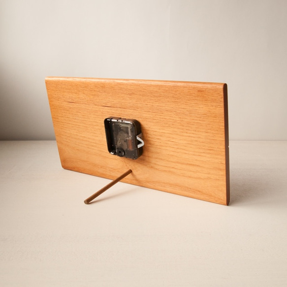 木の時計(ヨコナガ) | ケンポナシ 4枚目の画像