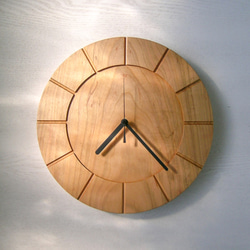 木の時計01(Φ300) No8 | 山桜 1枚目の画像