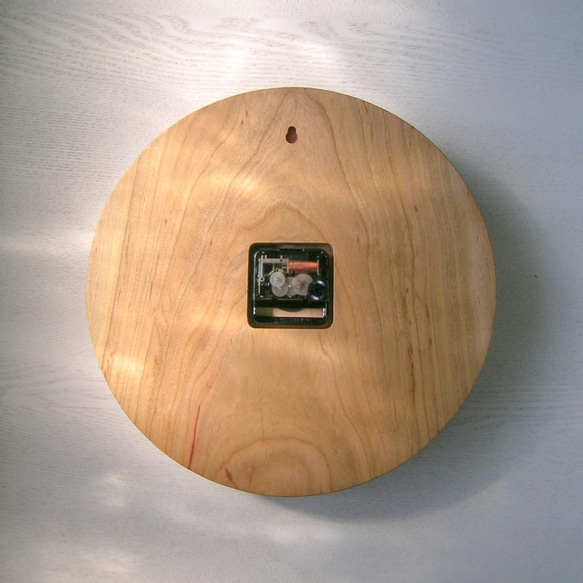 木の時計01(Φ300) No8 | 山桜 3枚目の画像