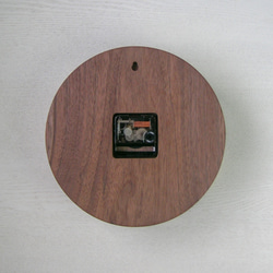 木の時計01(Φ240) No27 | ウォールナット 3枚目の画像