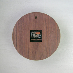 木の時計01(Φ240) No30 | ウォールナット 3枚目の画像