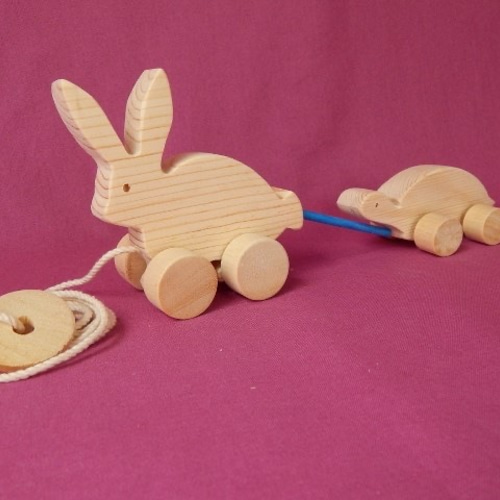 かすう工房　うさぎと亀ペンダントトップ かすう工房 うさぎと亀ペンダントトップ - メルカリ