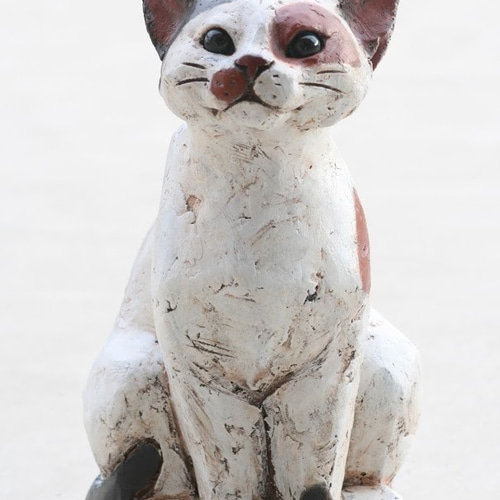 三毛猫/陶器/実物大 その他置物 猫を作る人 通販 5073568 三毛猫/陶器/実物大 その他置物 猫を作る人 通販 5073568