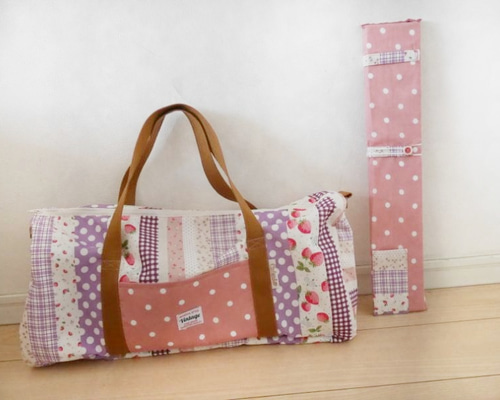 受注生産】新体操バッグ（小）新体操ボストンバッグ リボン