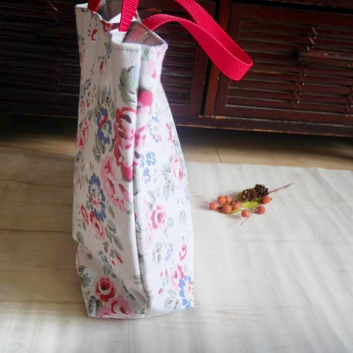 キャスキッドソン トートバック マザーズバッグ フラワー柄 トート