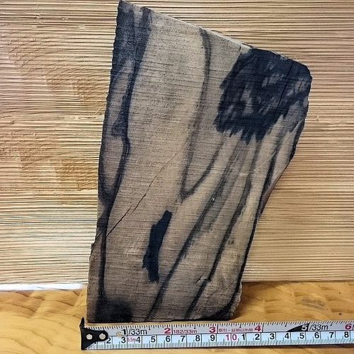 黒柿 縞柿 25mm 銘木 工芸 希少材 NO6 木材・板 こうきち 通販
