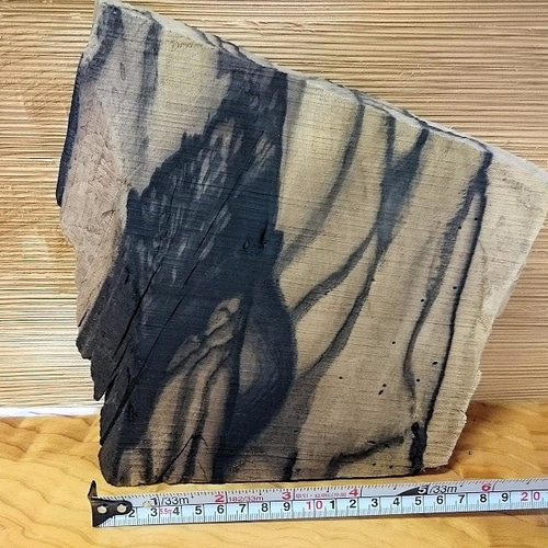 黒柿 縞柿 25mm 銘木 工芸 希少材 NO7 木材・板 こうきち 通販