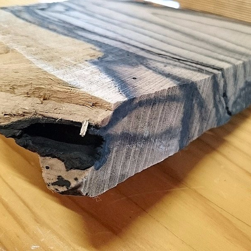 黒柿 縞柿 25mm 銘木 工芸 希少材 NO9 木材・板 こうきち 通販