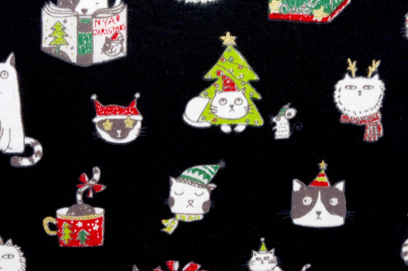 【文庫】クリスマス猫のブックカバー 4枚目の画像