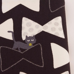 【文庫】リボンと黒猫のブックカバー 5枚目の画像