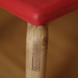 【アウトレット】丸い脚の転びにくい木製子供椅子(チャイルドチェア) 5枚目の画像