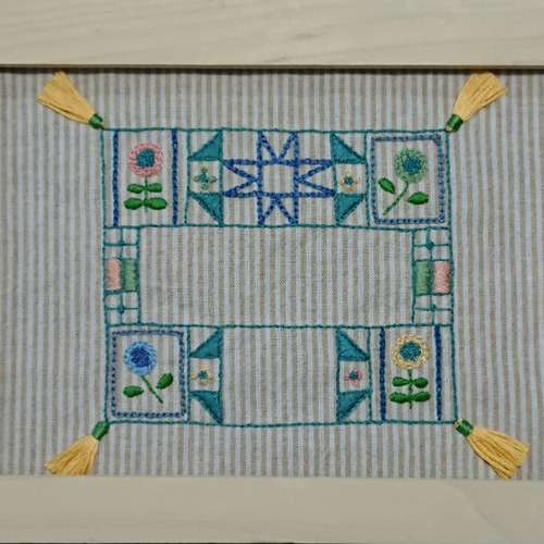 正絹　パッチワーク　帯　トランプ　日本刺繍　手刺繍 日本刺繍 | ぬいどころ あくあ屋