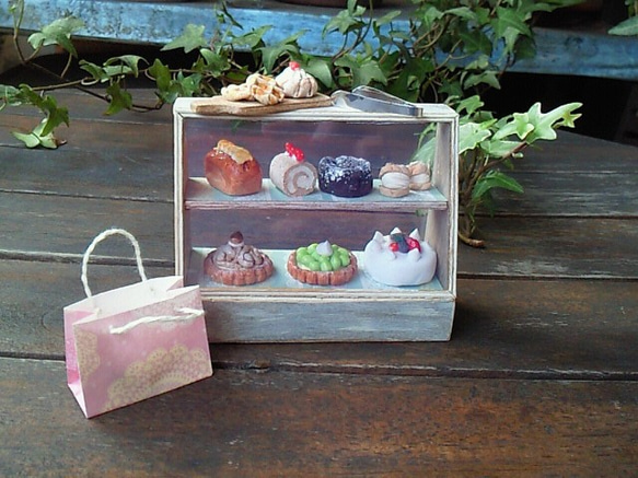 小さなおままごとセット＊ケーキ屋さんのショーケース おもちゃ