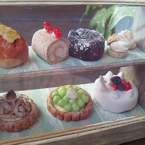 小さなおままごとセット＊ケーキ屋さんのショーケース おもちゃ・人形
