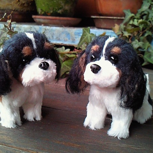 海外作家様/アートドール/犬/キャバリア ram様オーダー☆手乗り