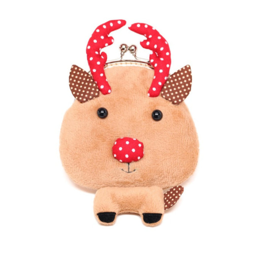 【新品未使用】サンタズ リトル ヘルパートナカイロビーシークレット リトルヘルパーエルフトナカイの口の金のパッケージ 小銭入れ・コイン