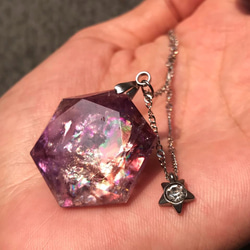 天然石 虹 ラベンダー アメジスト ネックレス ネックレス・ペンダント
