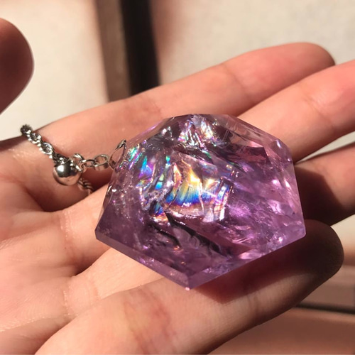 アメジスト(紫水晶)のネックレスと本水晶のアクセサリーセット(値下しました) A49】 高貴な紫のきらめき｜アメジストネックレス 紫水晶 愛の守護石