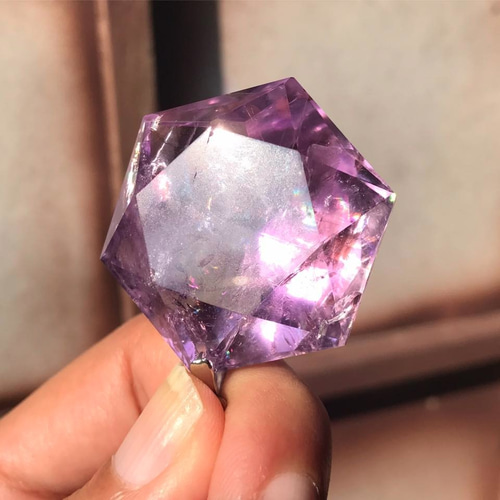 天然石 虹 レインボークォーツ 紫水晶 アメジスト ネックレス