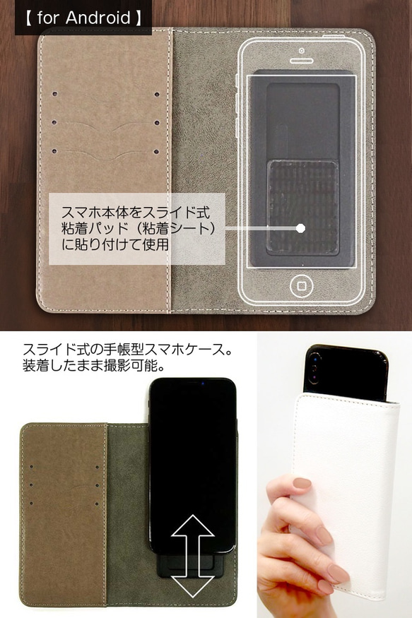 ◉受注制作◉手帳型iphoneケース「敷かれたレールの上」（クジラ） 4枚目の画像